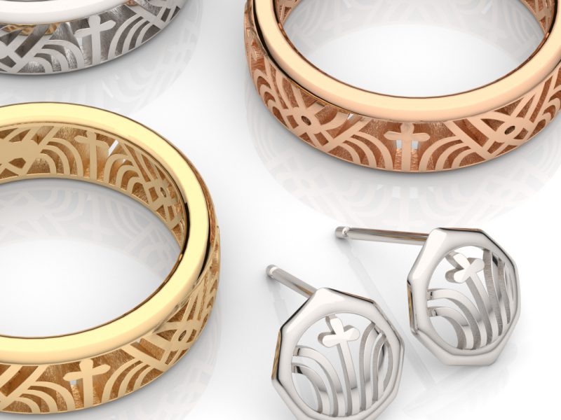 地金のみのジュエリー