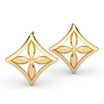 caerula ピアス 正面（YG鏡面）