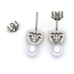 essentia パールピアス（花） 裏面