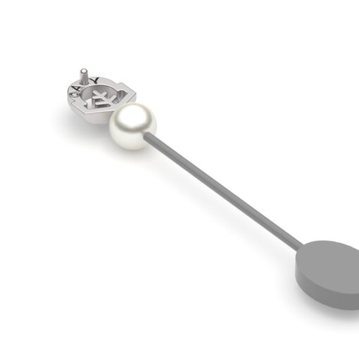 【樹脂サンプル】essentia パールピアス（木）